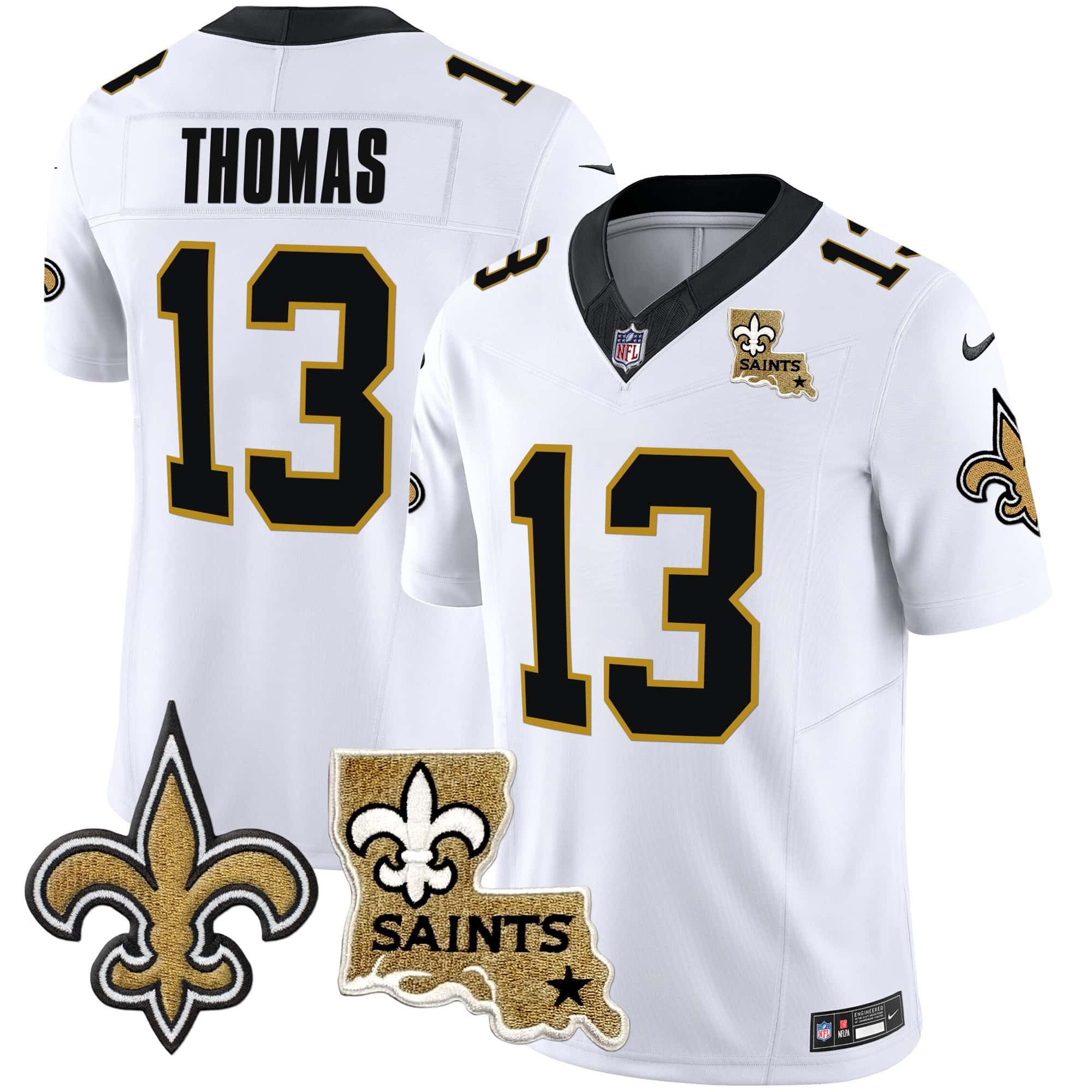 Men New Orleans Saints 13 Thomas White 2024 Nike Vapor Limited NFL Jersey